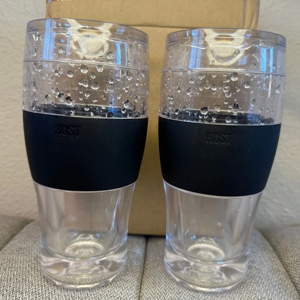 Freeze Cooling Cups For Drinks/Beer— Set of 2, Host - Picture 5 of 17